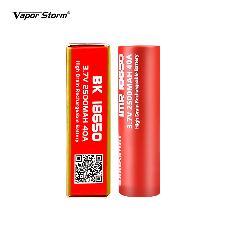 Electronic Cigarette High Drain Lithium IMR 18650 Battery 2500mah 3.7V 40A Cell Rechargeable Box Mod Vape | Электроника