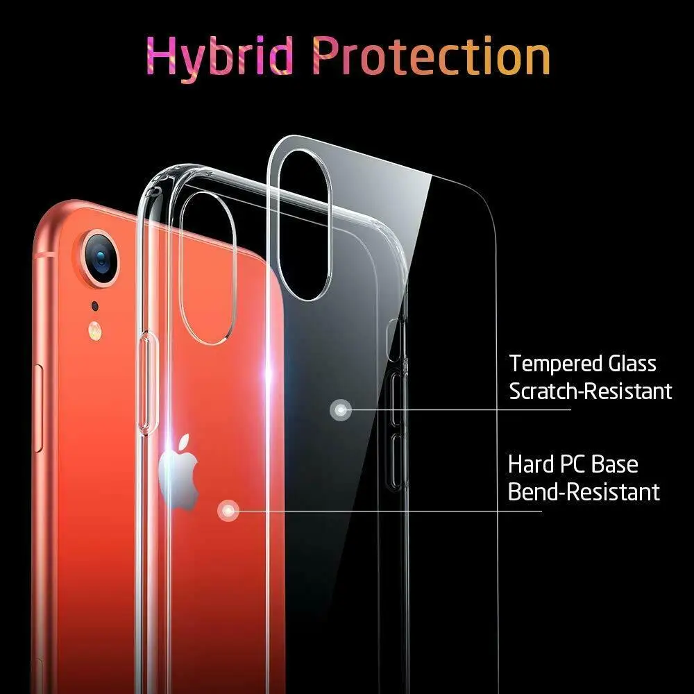 Роскошный чехол GKK для Apple iPhone XR мягкий прозрачный из ТПУ с кристаллами XR|Бамперы| |