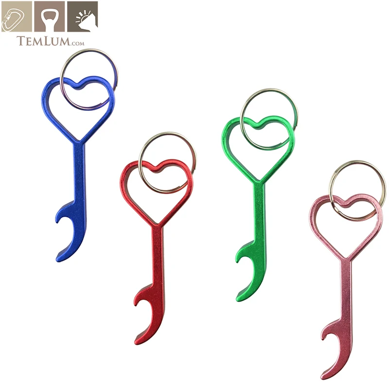TEMLUM Love Shaped открывалка для бутылок брелок ключей консервный нож кухонные
