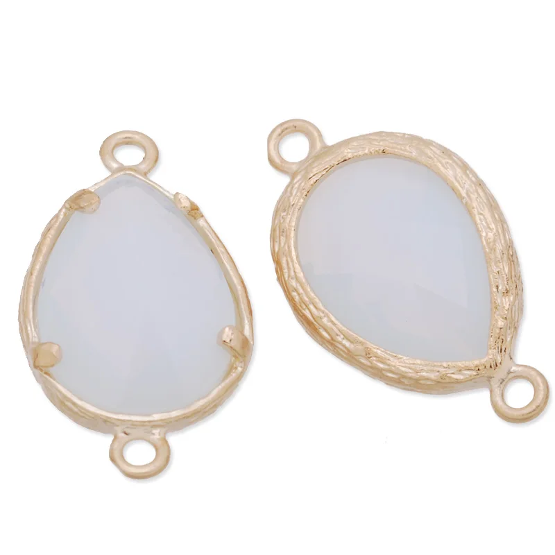 

Wholesale top quality fashion crystal pendant connector jewelry charm pendant, 5 pcs/pack - C4141