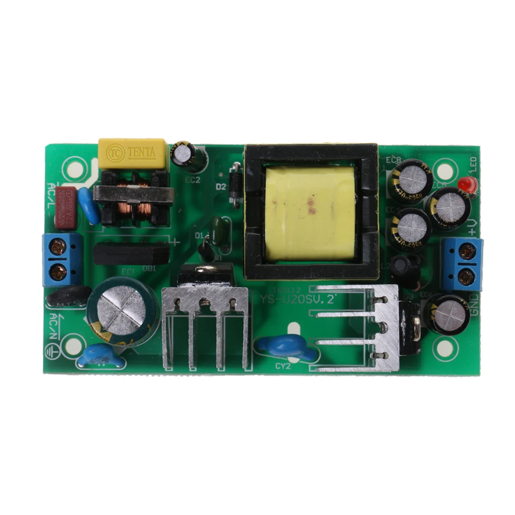 Высокая эффективность 12V 2A Импульсный блок питания Регулятор модуля