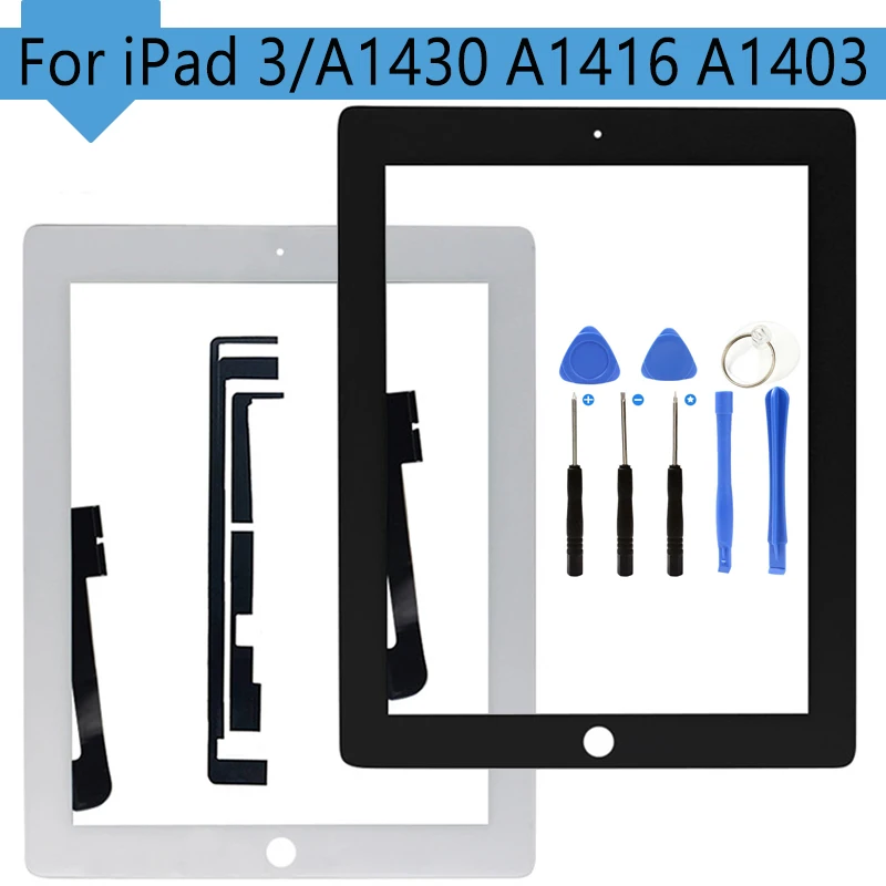Сенсорный экран 9 7 дюйма для iPad 3 A1416 A1430 A1403 дигитайзер ЖК с передней панелью
