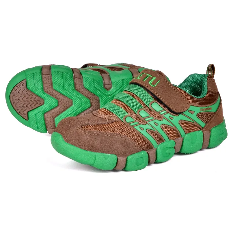 Children's shoes genuine leather sports shoes new autumn Fashion Non-slip sneakers size 21 to size37