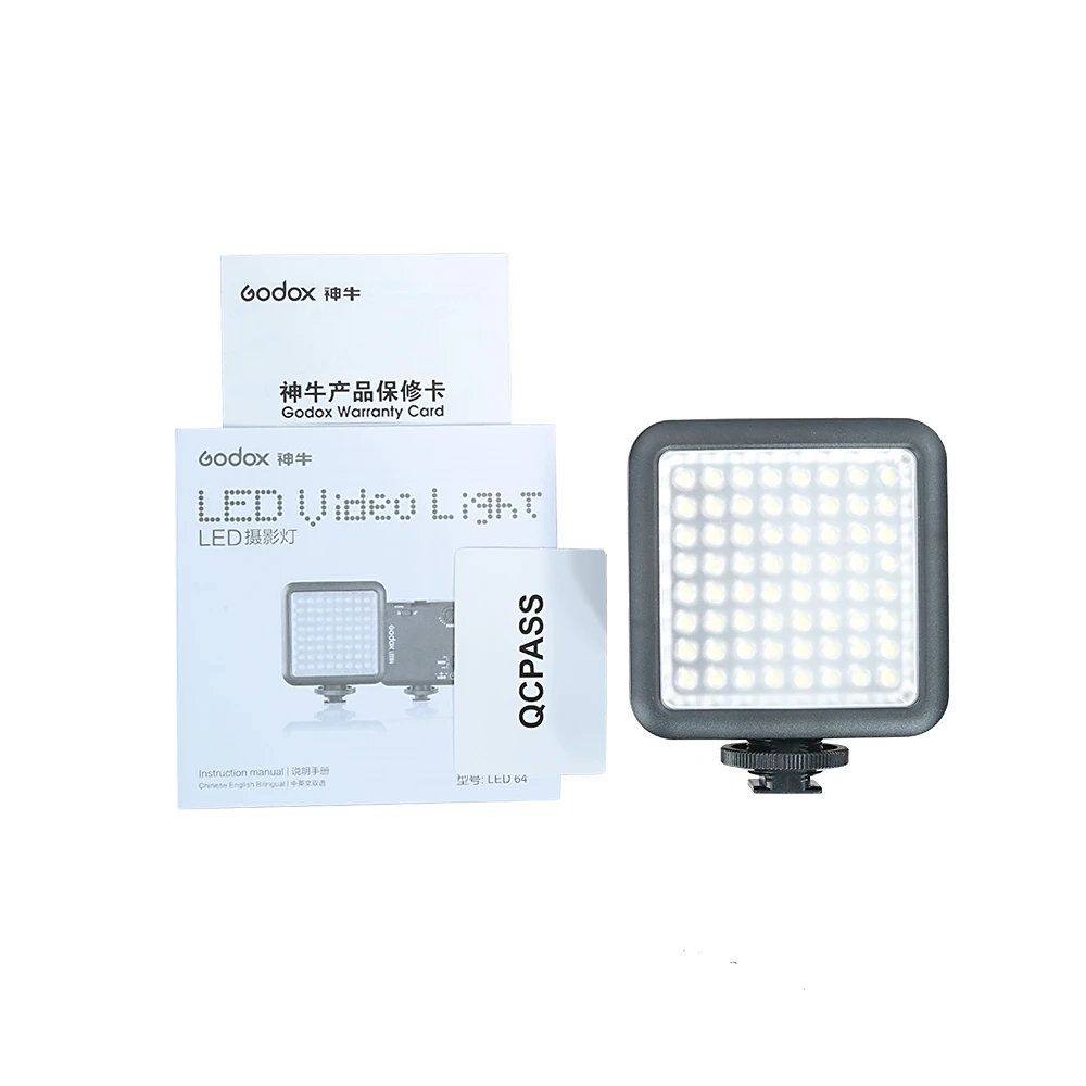 Godox LED64 LED Видео свет универсальная лампа для фотографической съемки непрерывного