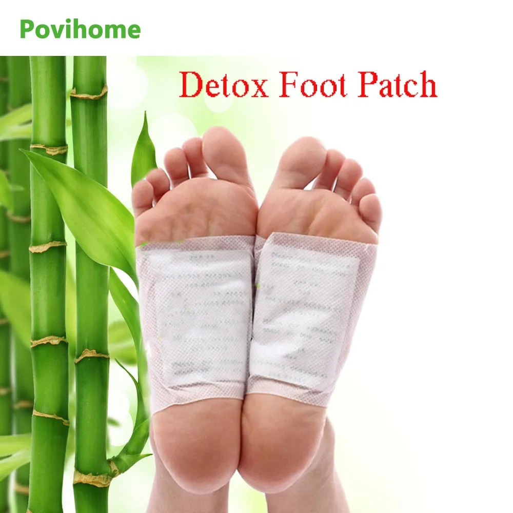 Povihome 50 шт./лот детоксикационный пластырь для ног, массажный релаксационный, облегчающий боль, для снятия стресса, для сна, бамбуковый пластырь для ухода за ногами C032