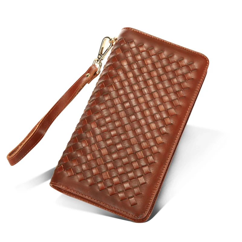 Роскошный брендовый клатч мужской кошелек винтажные кошельки ручной работы из