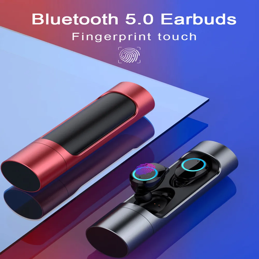 Bluetooth 5 0 беспроводные наушники X8 с сенсорным управлением TWS водонепроницаемые