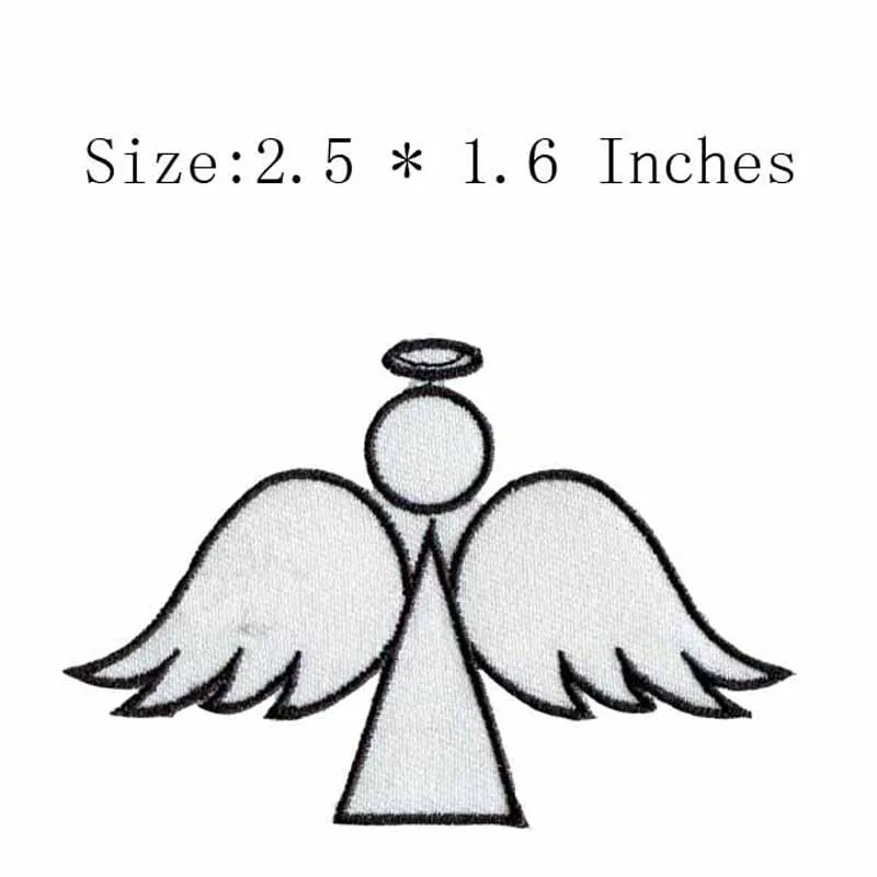 

Birds wing 2.5"wide embroidery for cloth patch/Jacket patch/painting patch