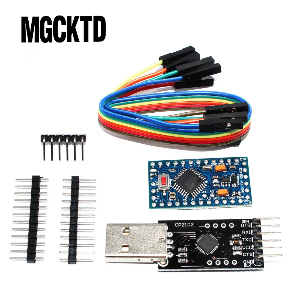 

1 партия = 1 шт. CP2102 и кабель + 1 шт. Pro mini ATMEGA328P 5 В/16 м абсолютно новый