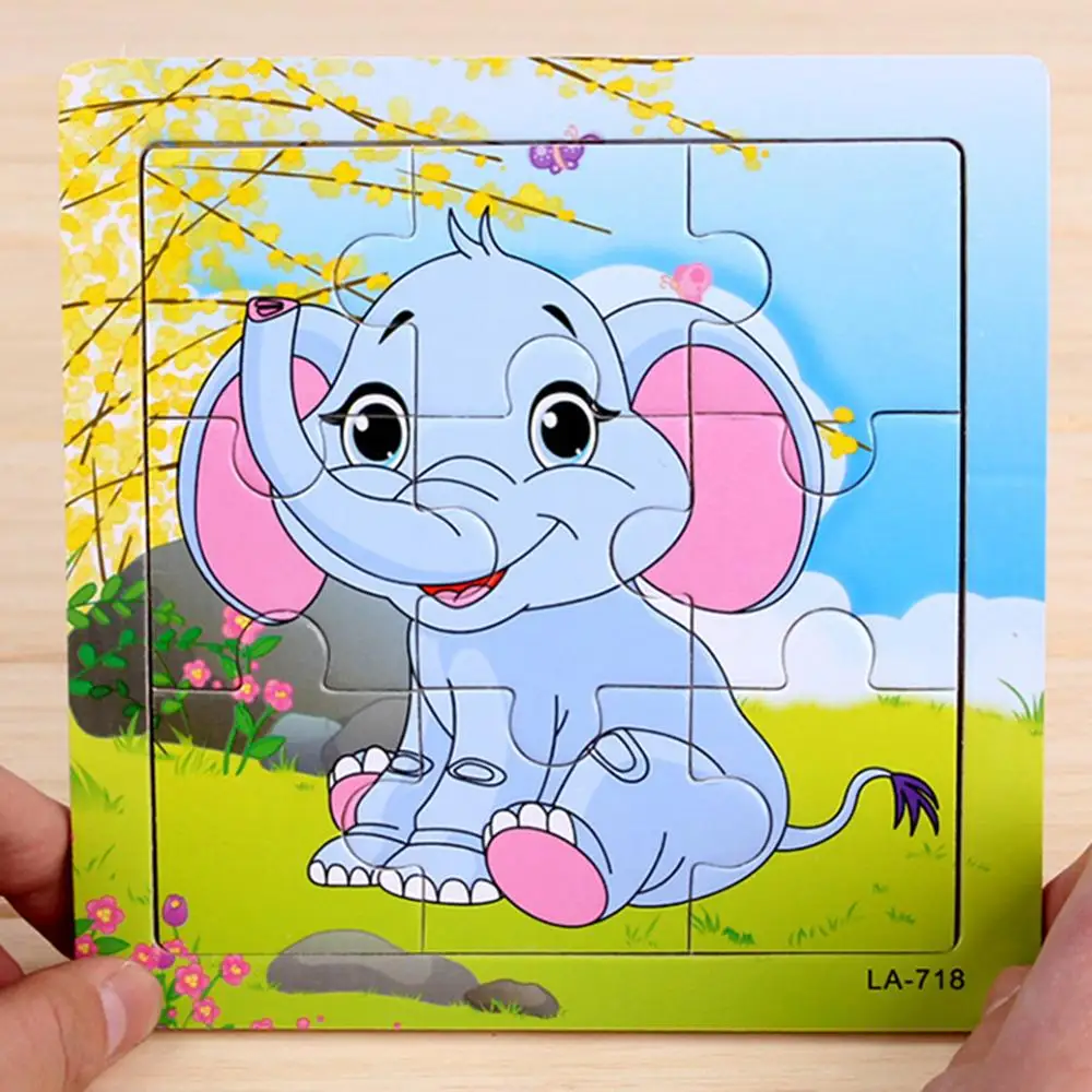 24 стиля обучающие игрушки для детей мультяшная деревянная головоломка доска