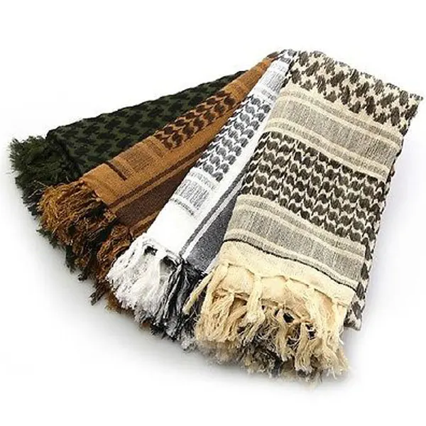 Топ 100% хлопок зимний военный армейский снайперская завеса шарф Мусульманский