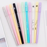creative twelve constellations gel pen kawaii candy colors writing handles pens for students gifts nice office school supplies