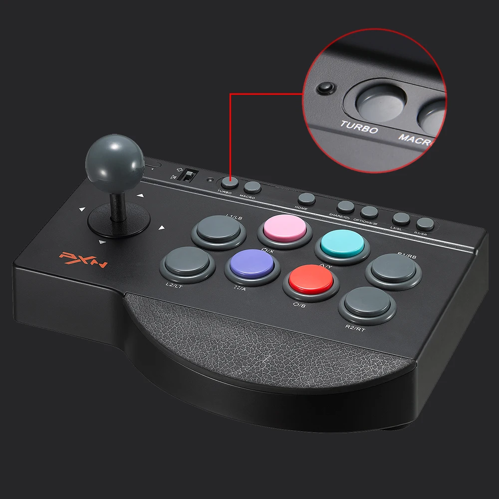 Pxn-0082 игры джойстиком игрового Пульты ДУ для игровых приставок 8 Пуговицы игра