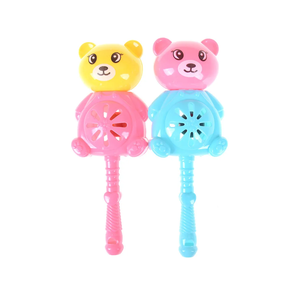 

1pc Newborn Teethers Baby Hand Rattles Combination Multicolor Bear Baby Rattles Baby Toy High Quality