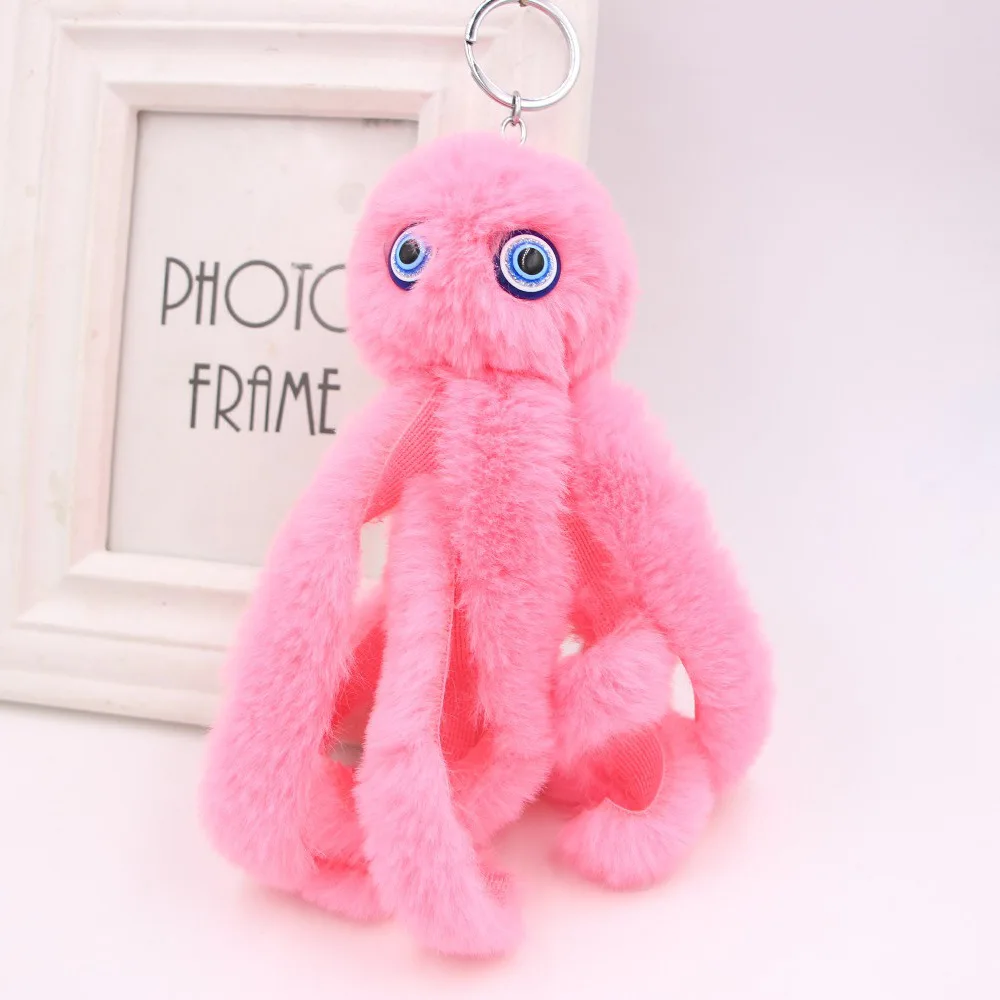 Squidward wool ball key clasp hanging piece Octagon fish cute bag | Багаж и сумки
