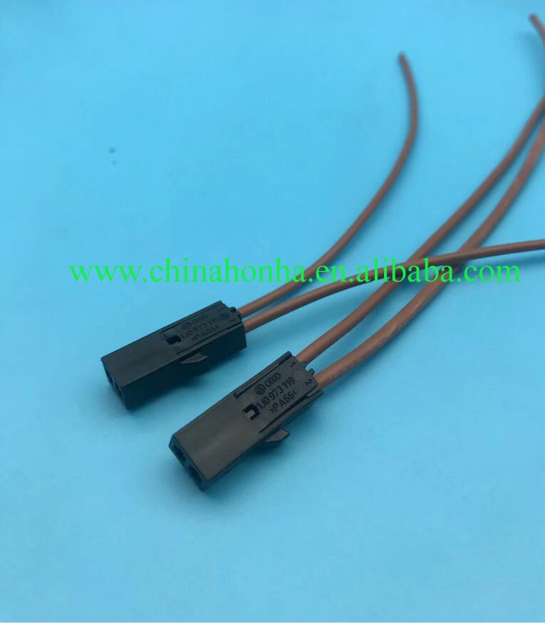 1J0973119 For Seat Toledo 2 PIN Connector Plug Wire Pigtail