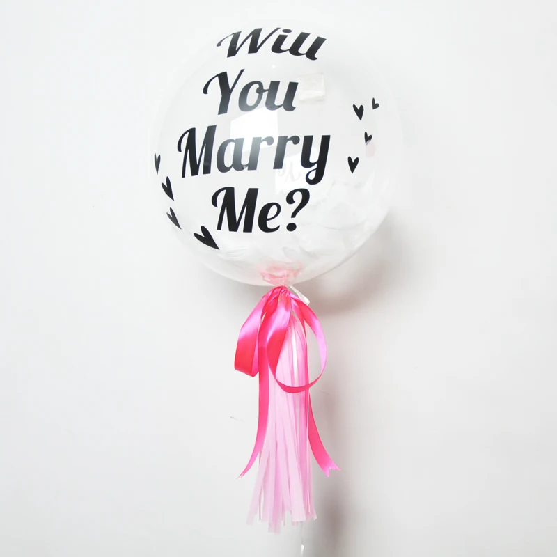 Balloons Helium Bobo Wedding Birthday Party Decoration Feather Transparent PVC Balloon Favors Christmas Decor | Дом и сад