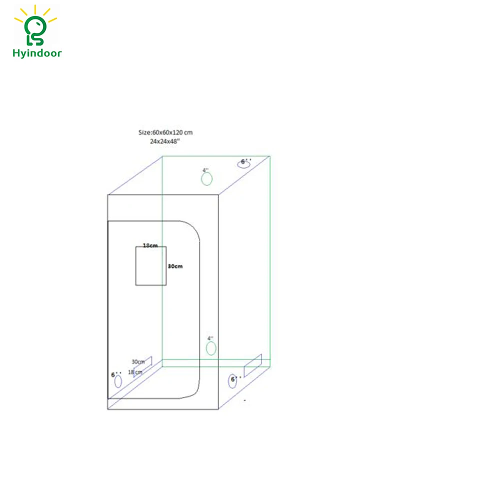 Палатка Hyindoor для выращивания растений садовая гидропоника комнатная мини