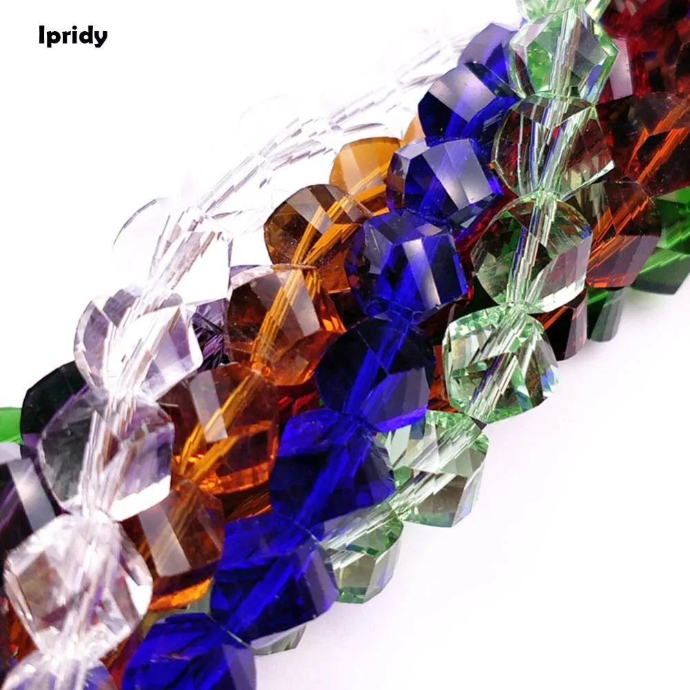 

Twist Faceted Austrian Crystal Beads 72pcs 8mm High quality glass crystal Loose beads handmade Jewelry Bracelet Making DIY