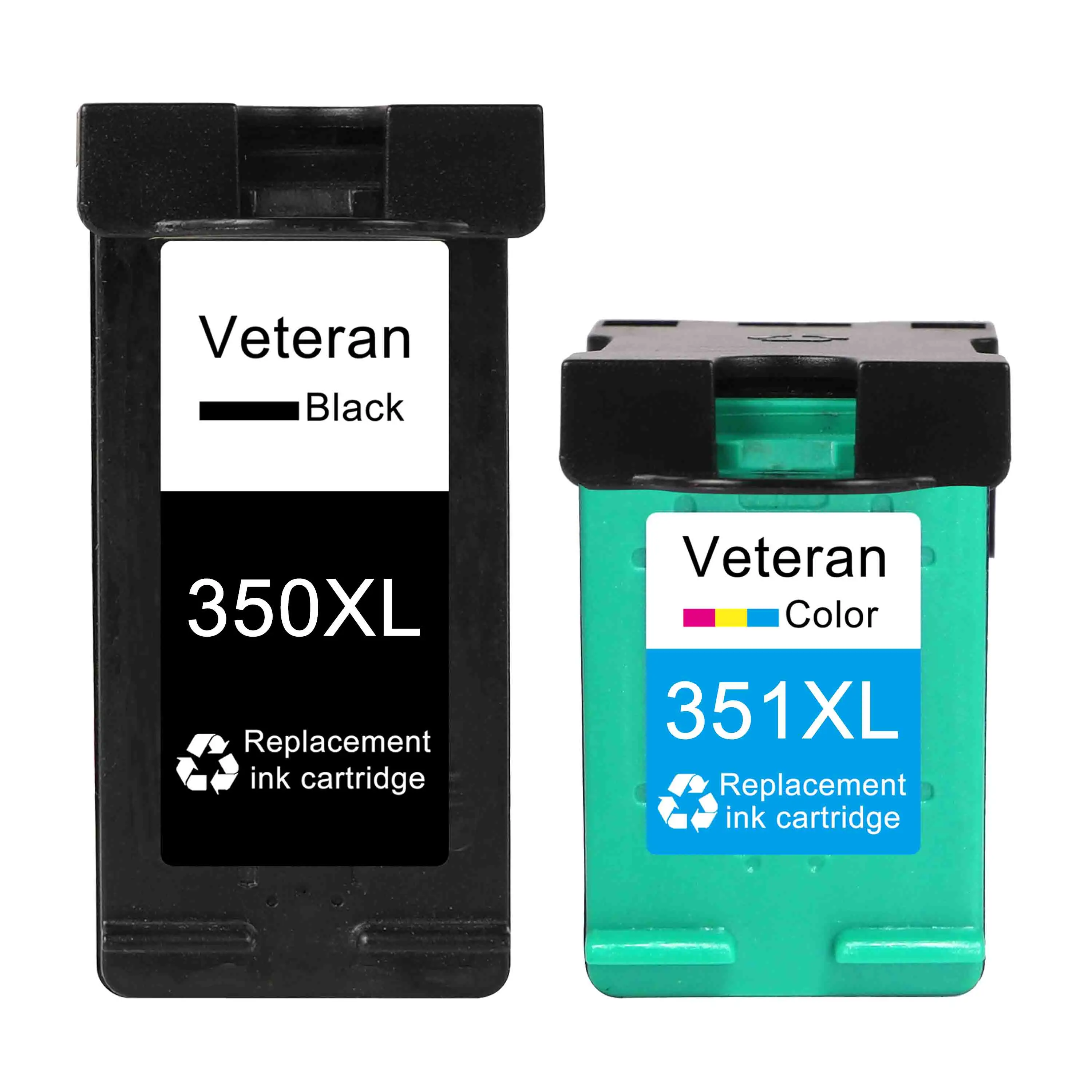 350XL and 351XL Ветеран пополнен 350XL 351XL замена картриджа для hp 350 351 hp 350 Картридж для струйного принтера D4260 4260 D4360 C4200 C4480 C4280 - Цвет: 350XL and 351XL