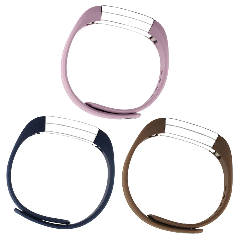Регулируемые сменные полосы для fitbit Ace/Alta HR, 15 цветов на выбор, с металлической застежкой и ультратонким противоскользящим кольцом