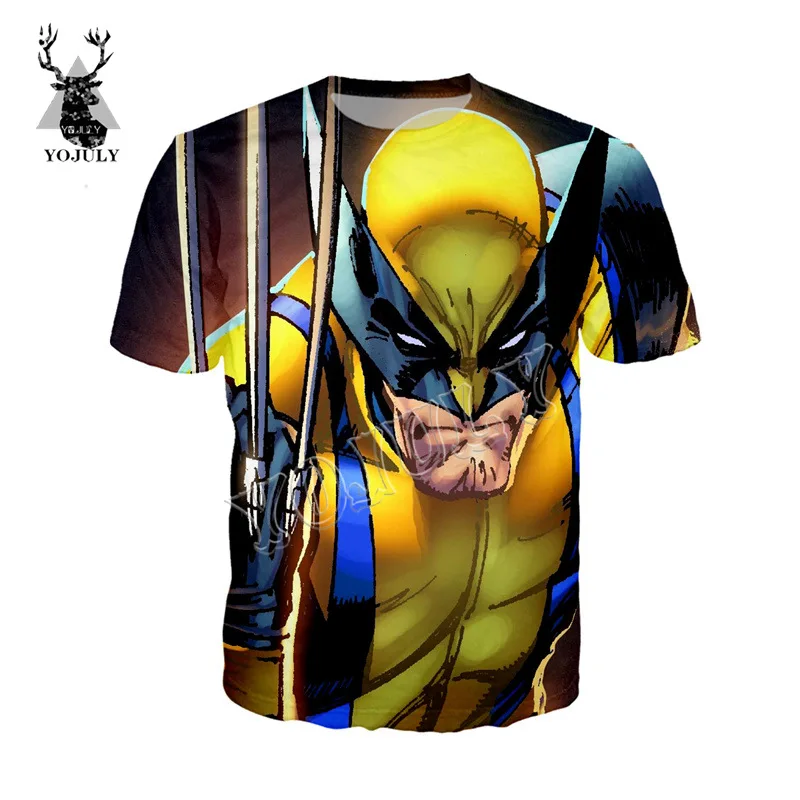 YOJULY X-men Футболка с 3D принтом летняя футболка унисекс женская модная уличная одежда хип-хоп пуловер футболка s Повседневная футболка с круглым вырезом t54