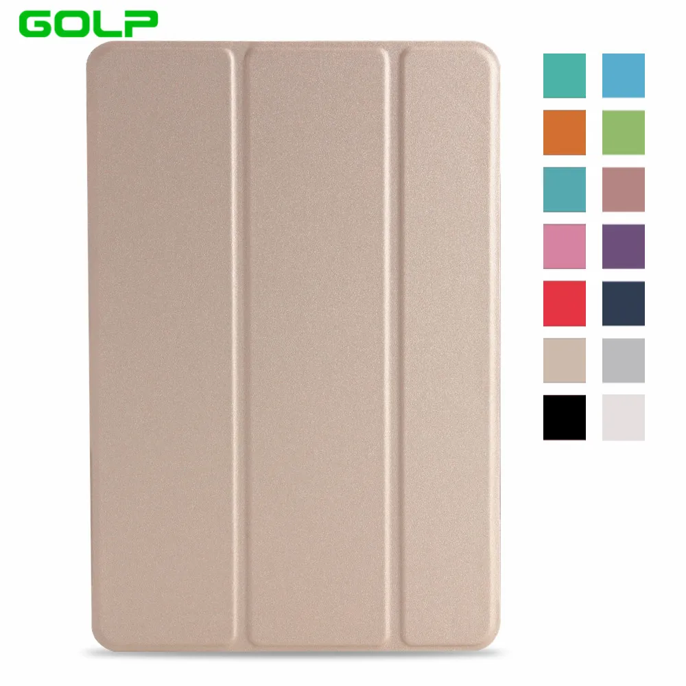 Чехол для ipad air, флип-чехол из искусственной кожи для ipad air, чехол для ipad air, чехол для ipad air 1, чехол для A1474, A1475, A1476 - Цвет: gold