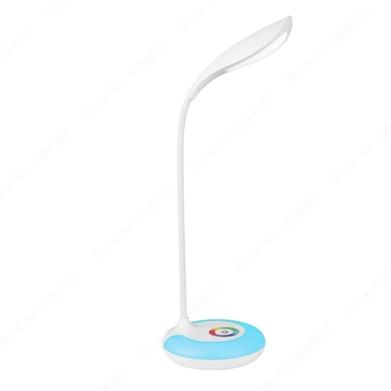 BDBQBL 3 уровень сенсорный RGB Базовая лампа для защиты глаз ночной затемняемая Светодиодная настольная лампа зарядка через usb для чтения книг, светильник Перезаряжаемые
