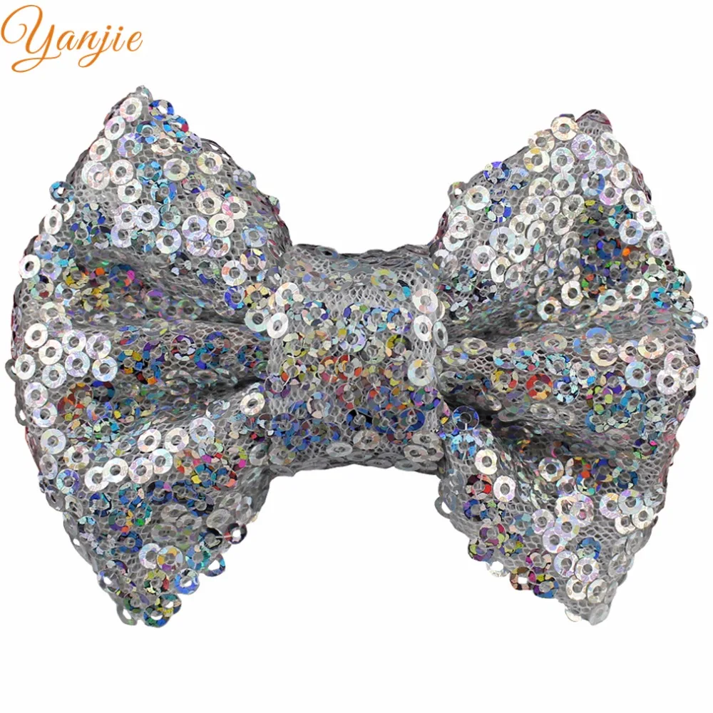 60 шт./лот Симпатичные " Блестящие заколки для волос беспорядочные блестки волосы банты заколки для DIY аксессуары для волос детский праздничный костюм Головные уборы