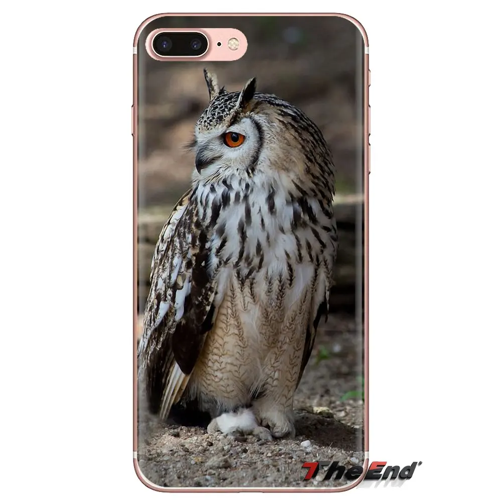 Long Eared Owl Asio otus Transparent Soft Cases Covers For Samsung Galaxy A3 A5 A7 A9 A8 Star A6 Plus 2018 2015 2016 2017 |