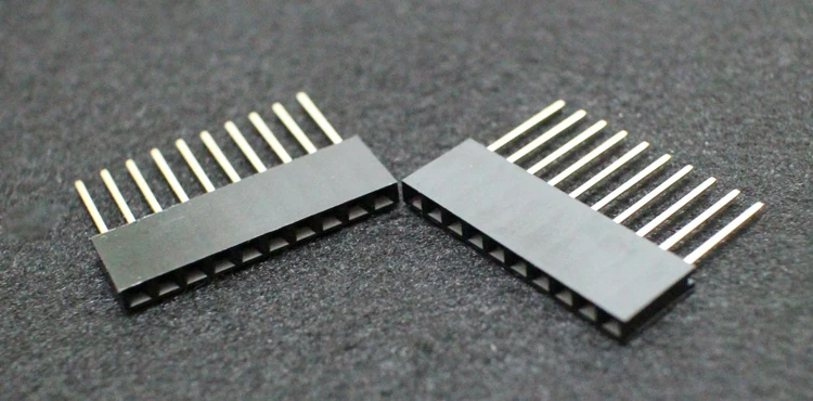 Hellotronics 20 шт./лот 8 5/0 0/10 5 мм 2 54 Шаг Штабелируемый заголовок 1x10 Pin для Arduino R3 |