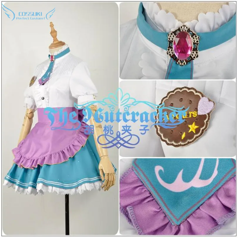 LoveLive Tsushima Yoshiko костюм горничной на День святого Валентина для костюмированной