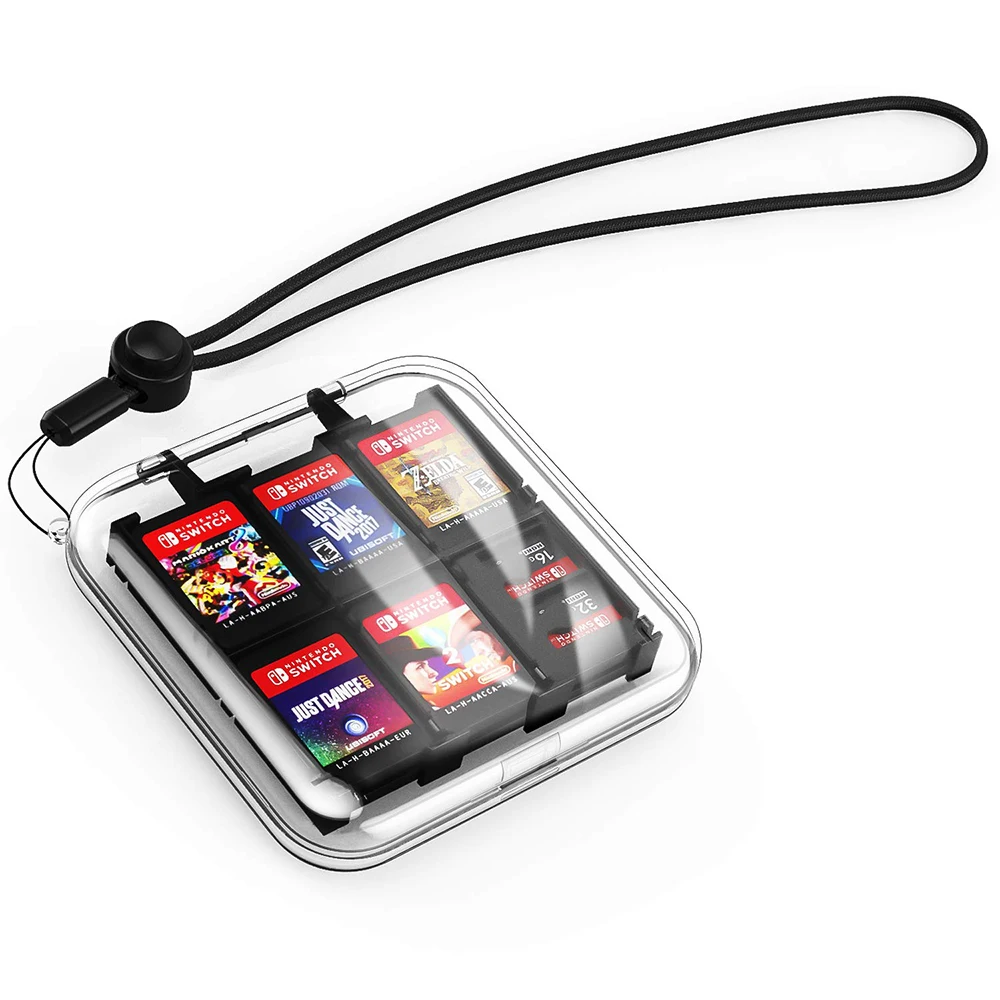 Карта памяти WaterLowrie 12 в 1 держатель для карт Micro SD чехол Nintendo Switch NS Lite хранение