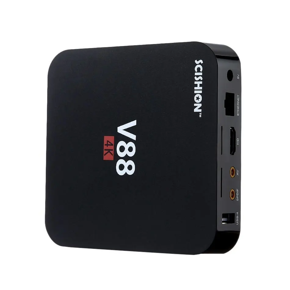 SCISHION V88 Android iptv-приставка 7 1 OS Гб ram 8 RK3229 четырехъядерный 1080P WiFi HDMI Smart TV BOX