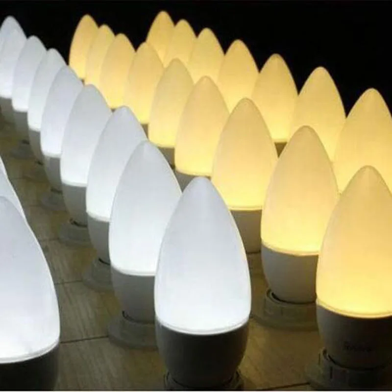 Светодиодные свечи энергосбережения 6 Вт 8 E14 220 В CE ROSH теплый/белый chandlier кристалл