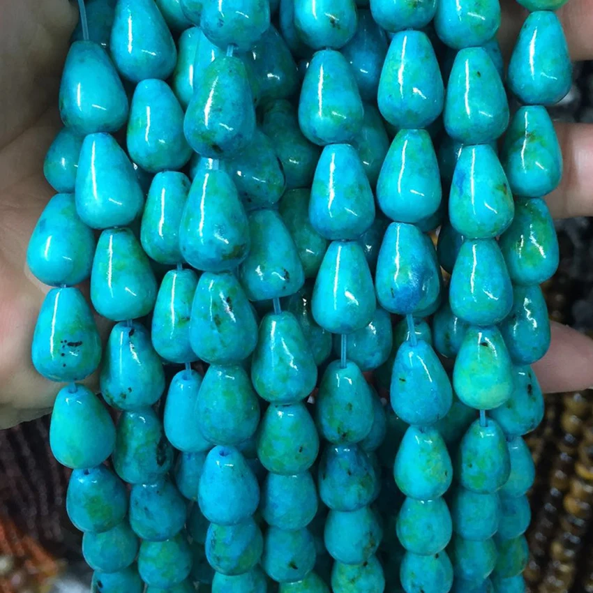 4 формы синий crazy lace calaite stone Овальная Круглая трубка с каплями свободные бусы для