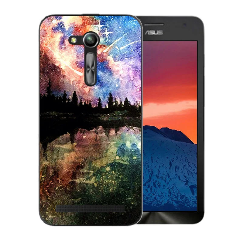 4 5 дюйма для Asus ZB450KL чехлы телефонов с рисунком звездного неба Zenfone GO 2nd Gen ZB452KG