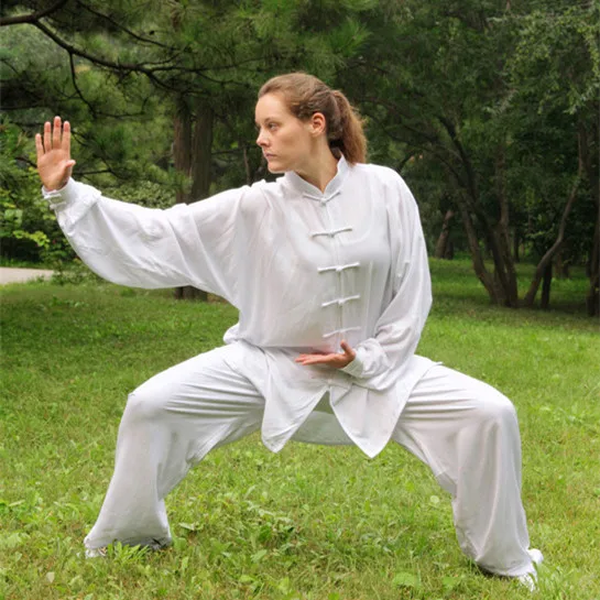 Костюм Shaolin Wushu костюм для кунг фу китайский боец унисекс Wudang одежда тренировок|kung