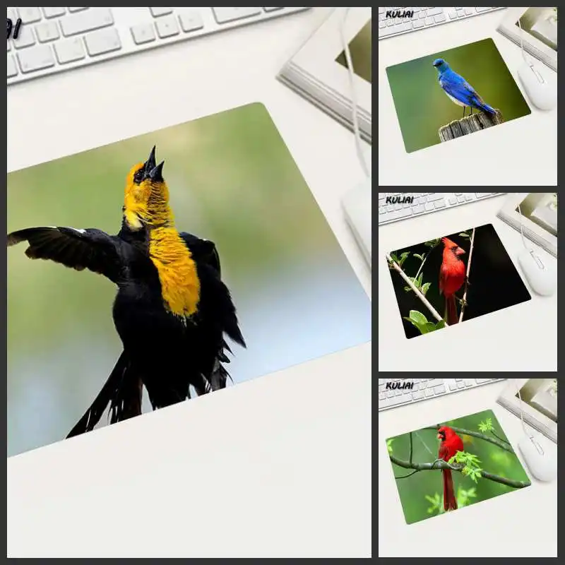 Резиновый коврик для мыши XGZ с говорящей птицей прямоугольные резиновые коврики