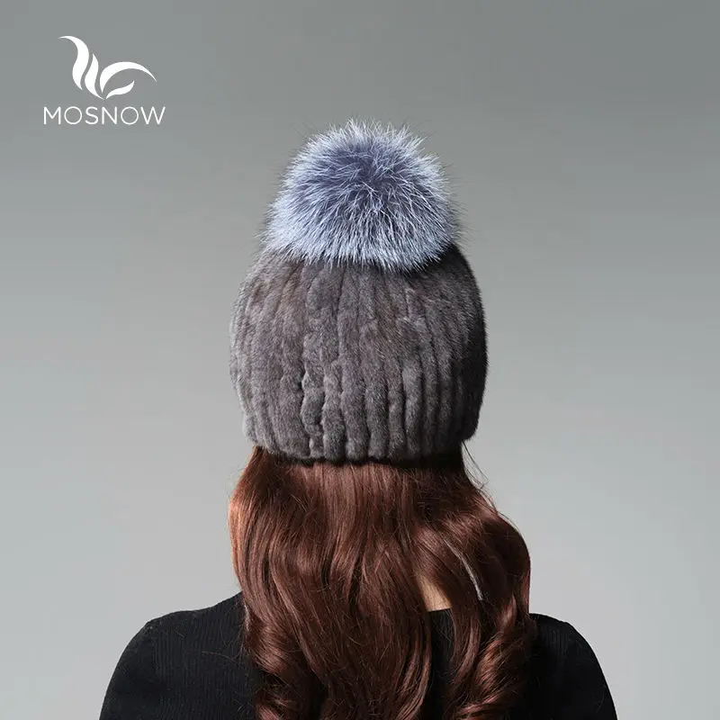 Новинка 2019 года меховые зимние шапки из натуральной норки для женщин плотная