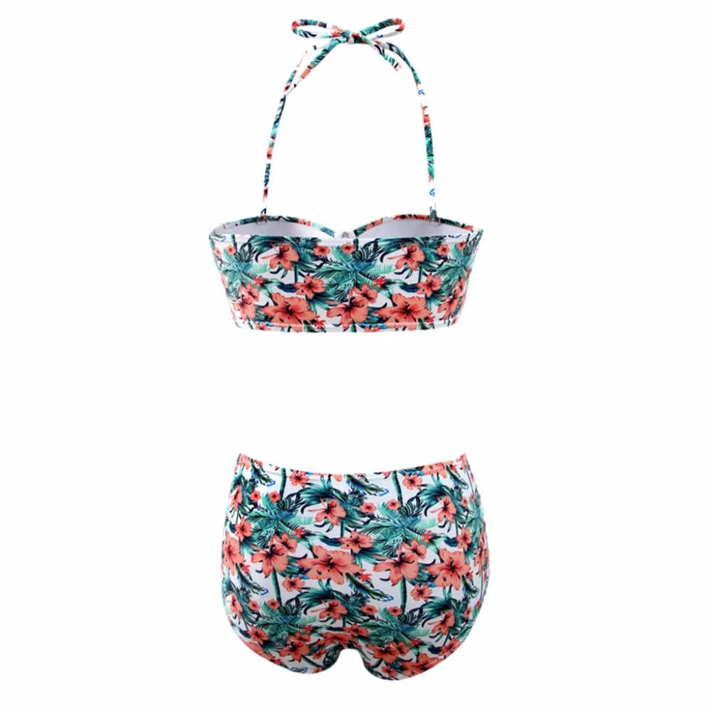 Womail Multicolors Женский мягкий пуш-ап бюстгальтер бикини с высокой посадкой комплект