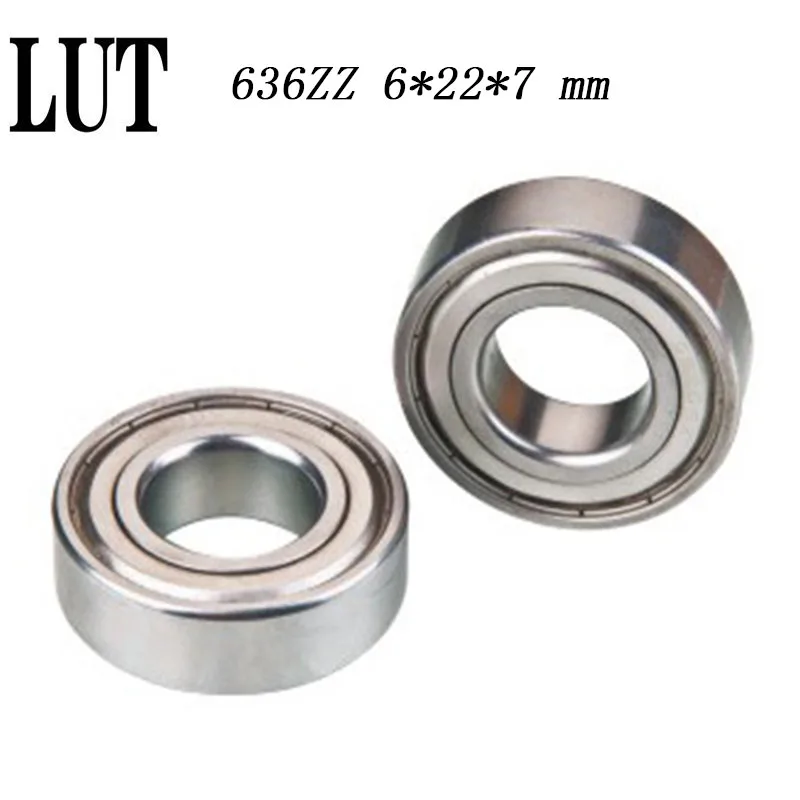 30pcs High quality ABEC-5 636ZZ 636Z 636 ZZ 6*22*7mm 6X22X7mm Metal Sealed Miniature Mini Bearing deep groove Ball bearing | Обустройство