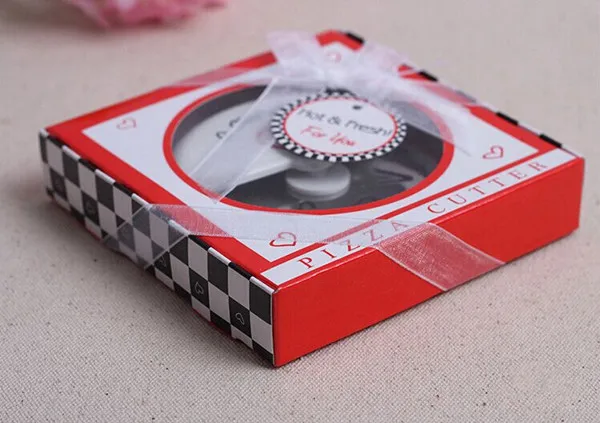 10 шт./лот Кусочек любви Pizza Cutter свадебной и подарки свадьба поставок Сувениры свадебные подарки