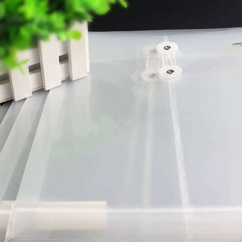 Водонепроницаемый бумажный пакет прозрачная сумка с функцией возобновления A4