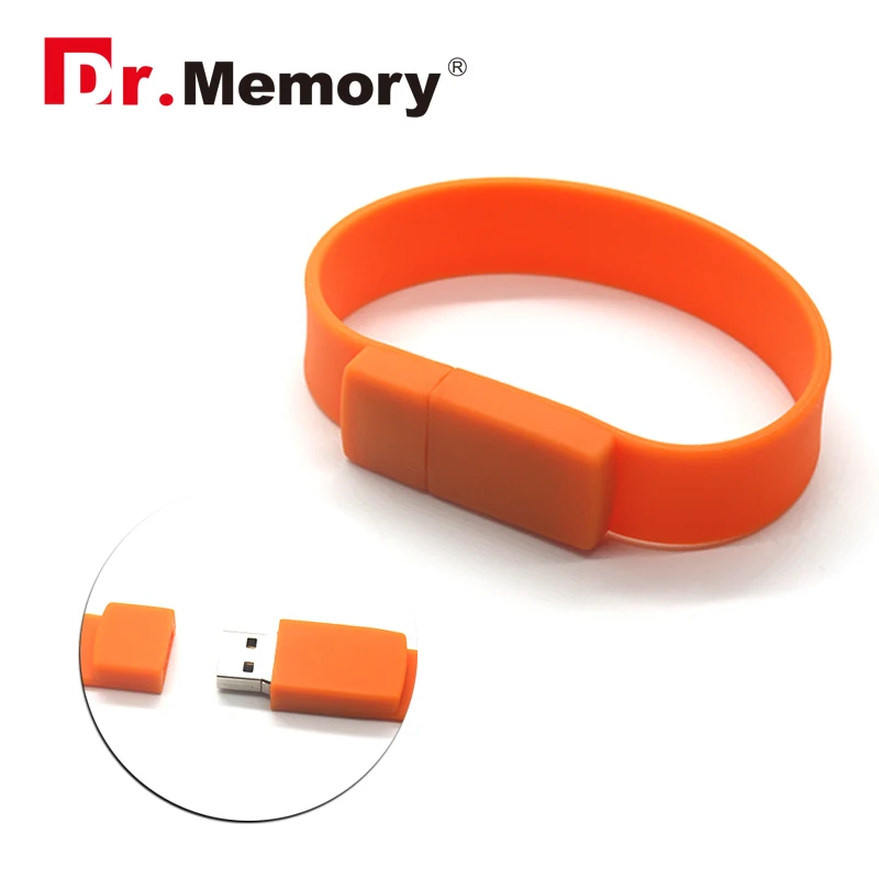 USB 2.0 флешки Silcon Браслет Группа флеш-накопитель 32 г U Дискотека 16 флэш-памяти 8 flash