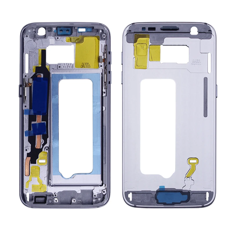 Netcosy For Samsung S7 edge Housing Middle Frame Bezel Plate Cover replacement part s7 G930 Edge G935 | Мобильные телефоны и