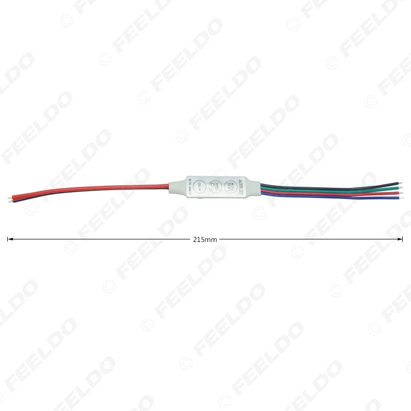 FEELDO DC12V ~ 24V LED мигающий модуль фонарик с 4 проводным соединителем для светодиодной