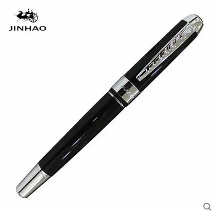B Jinhao 250 escolar canetas металлическая перьевая ручка Роскошная подарочная ручка в деловом стиле 0,5 мм чернильные ручки для письма поршневой Конвертор подарок - Цвет: B