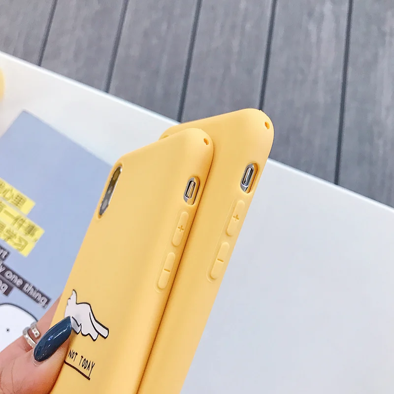 Милый чехол с мультяшным котом для iPhone 11 Pro Max XS XR X 7 6 6S 8 Plus SE 2020 SE2 Funny Banana мягкая