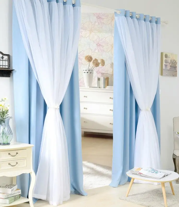 Кастомизированные шторы принцессы красоты Новые корейские модели матовые